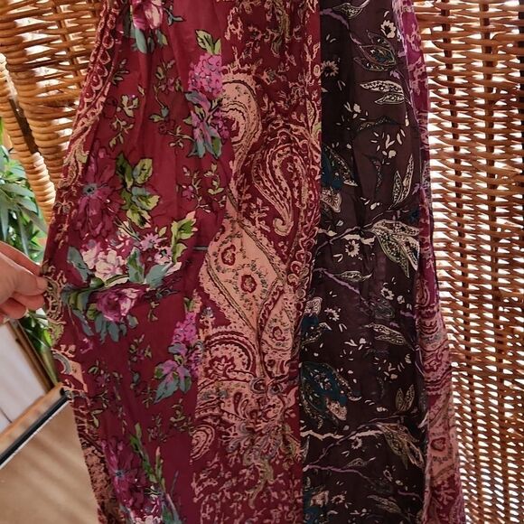 Pure Energy Strapless Dress - Burgundy and Floral - Picture 3 of 6